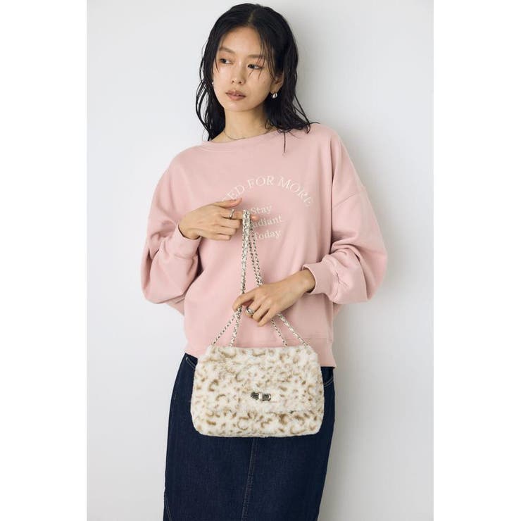 キルティングデザインフラップファーバッグ | AZUL BY MOUSSY | 詳細画像2 