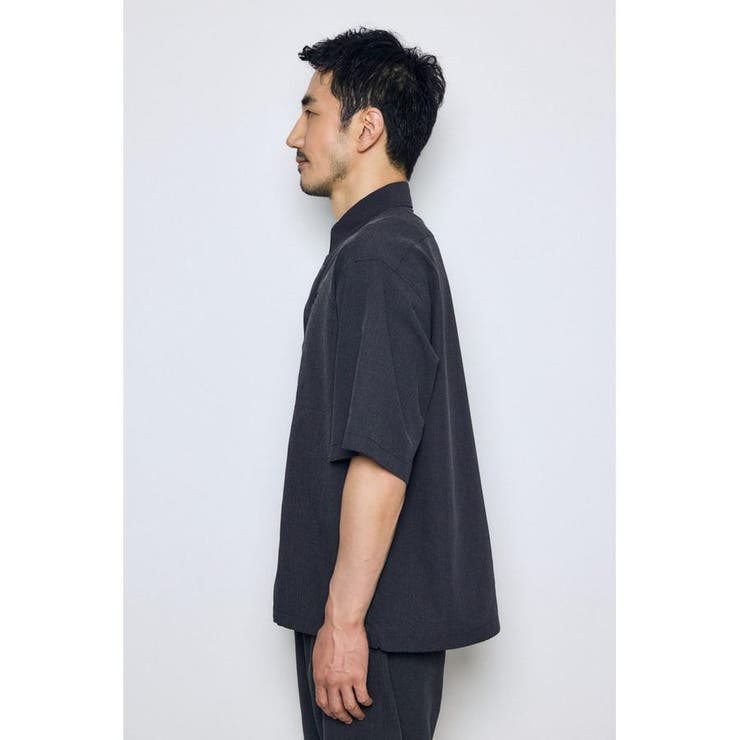 テックジャガードアクション半袖シャツ | AZUL BY MOUSSY | 詳細画像6 