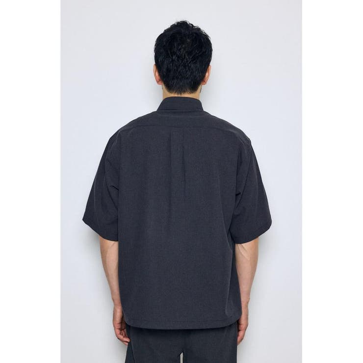 テックジャガードアクション半袖シャツ | AZUL BY MOUSSY | 詳細画像7 