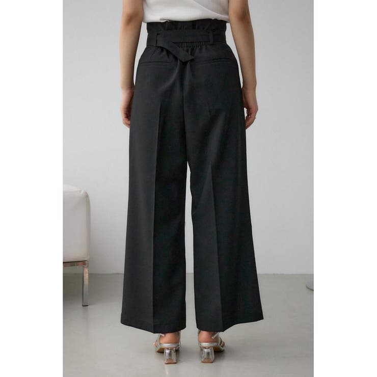 イージーケアリネンライクベルトワイドパンツ | AZUL BY MOUSSY | 詳細画像7 