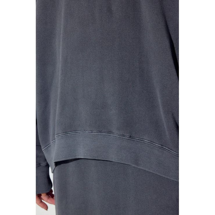 ピグメント起毛裏毛クルーネックトップス | AZUL BY MOUSSY | 詳細画像13 