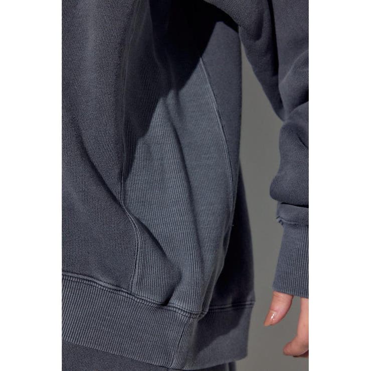 ピグメント起毛裏毛クルーネックトップス | AZUL BY MOUSSY | 詳細画像14 