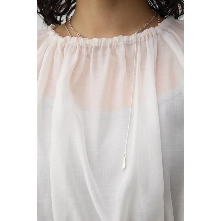 2WAYシアーペプラムシャツブラウス | AZUL BY MOUSSY | 詳細画像8 