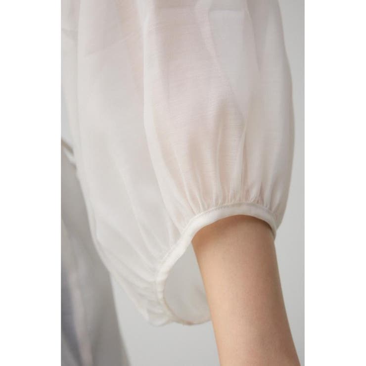 2WAYシアーペプラムシャツブラウス | AZUL BY MOUSSY | 詳細画像9 