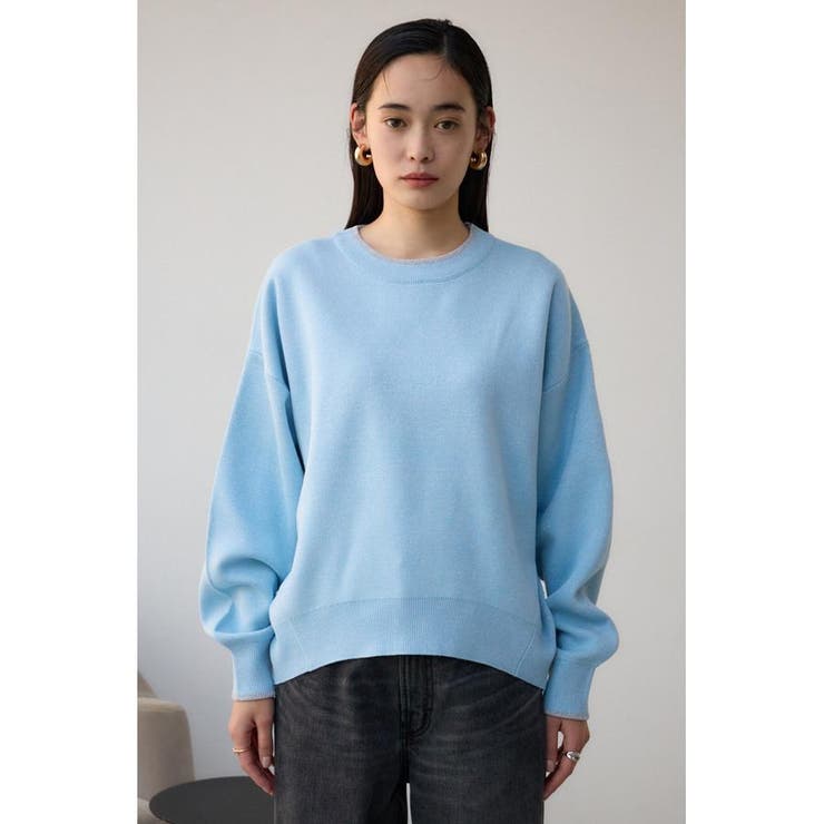 スウェットライクジャガードニット | AZUL BY MOUSSY | 詳細画像38 