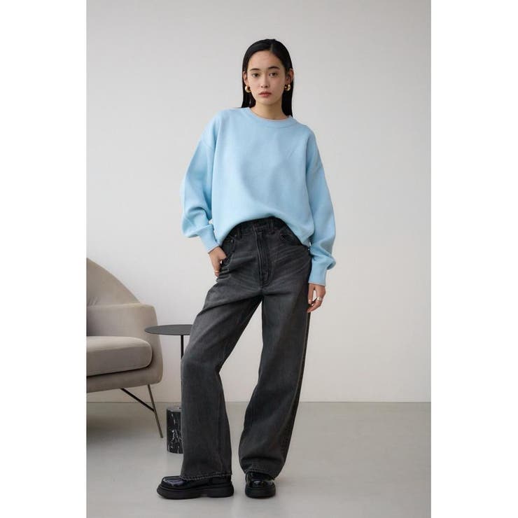 スウェットライクジャガードニット | AZUL BY MOUSSY | 詳細画像37 
