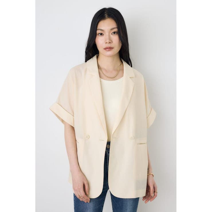 COMFORA AIRハーフスリーブジャケット | AZUL BY MOUSSY | 詳細画像2 