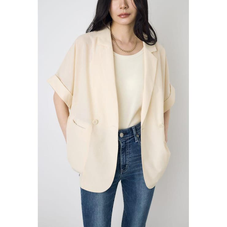 COMFORA AIRハーフスリーブジャケット | AZUL BY MOUSSY | 詳細画像3 