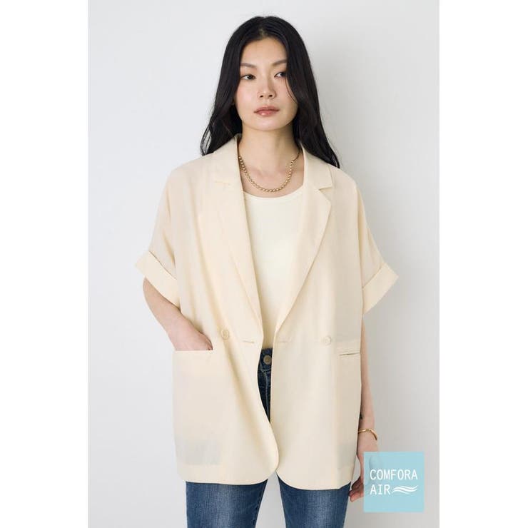 IVOY3 | COMFORA AIRハーフスリーブジャケット | AZUL BY MOUSSY