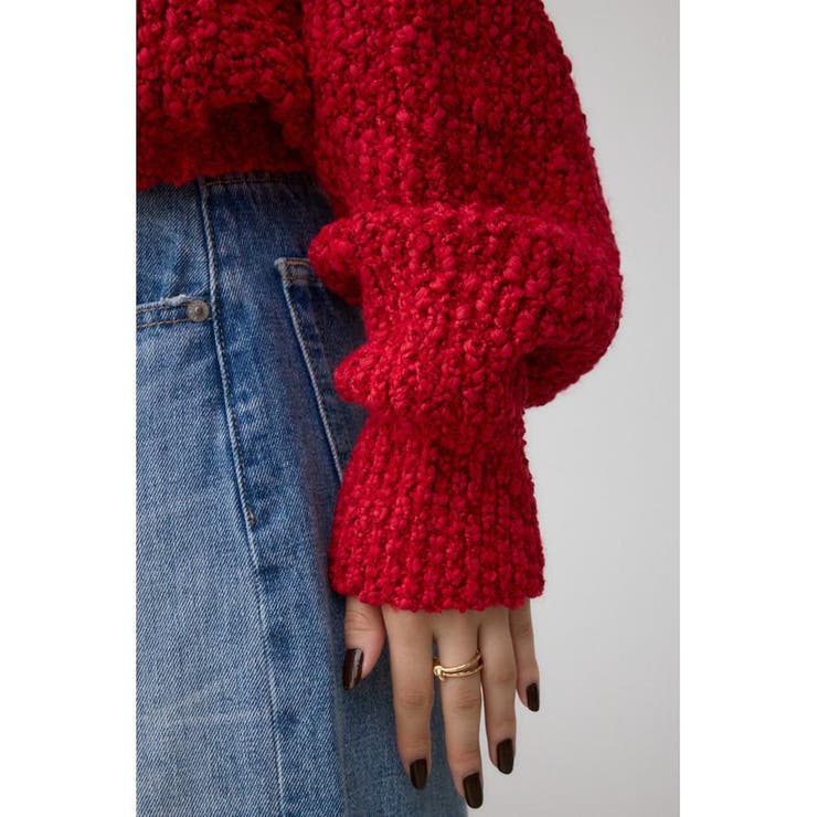 ブークレクロップドニット | AZUL BY MOUSSY | 詳細画像31 