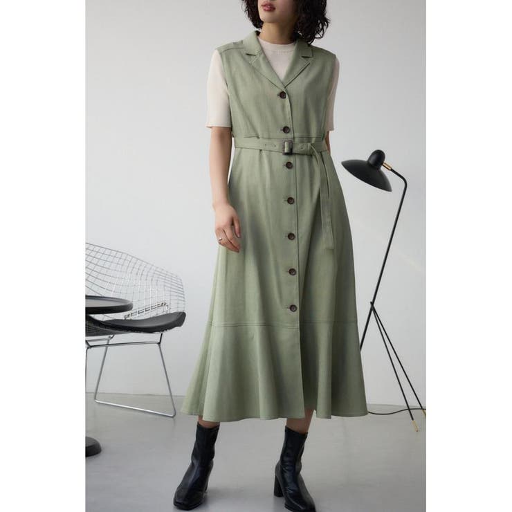 オープンカラージレワンピース | AZUL BY MOUSSY | 詳細画像40 