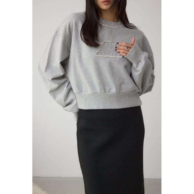 T.GRY | パッチロゴルーズスウェット | AZUL BY MOUSSY