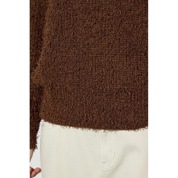 カールヤーンクルーネックニット | AZUL BY MOUSSY | 詳細画像37 