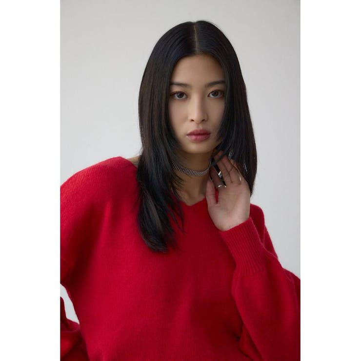 Vネックアソートカラーニットプルオーバー | AZUL BY MOUSSY | 詳細画像22 