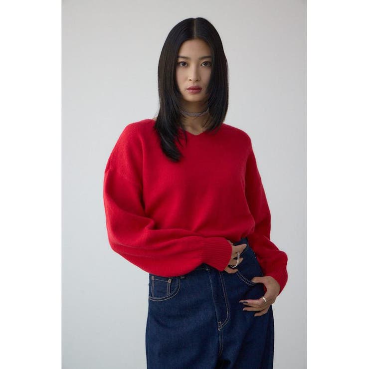 Vネックアソートカラーニットプルオーバー | AZUL BY MOUSSY | 詳細画像23 