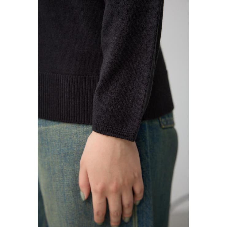 ヌーディー2WAYVネックニットトップス | AZUL BY MOUSSY | 詳細画像24 