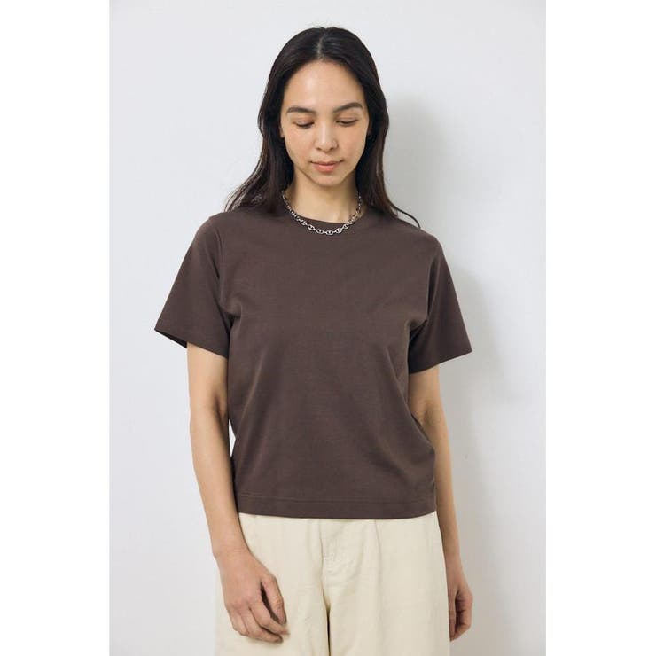 BRN | プレミアムコットンベーシック半袖Tシャツ | AZUL BY MOUSSY