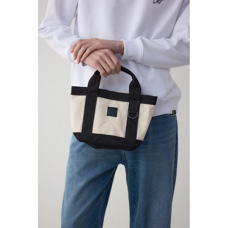 パッチ付きミニトートバッグ | AZUL BY MOUSSY | 詳細画像1 