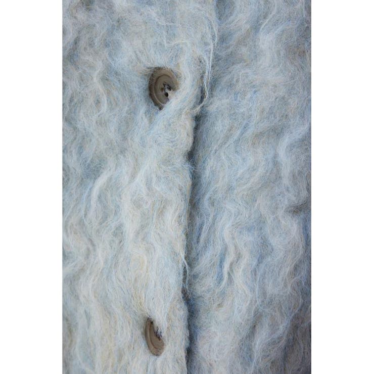 シャギーボタンショートカーディガン | AZUL BY MOUSSY | 詳細画像10 