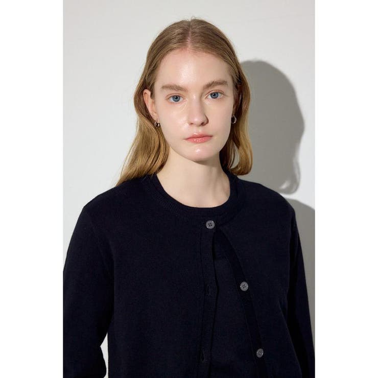 カシミヤミックスレイヤードニットカーデイガン | AZUL BY MOUSSY | 詳細画像15 
