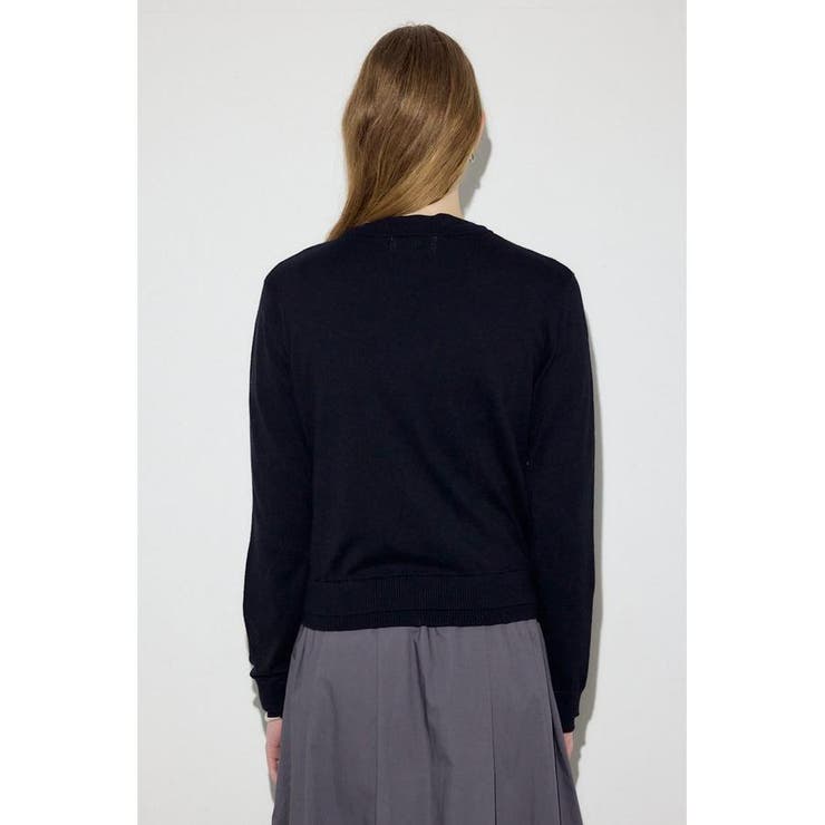カシミヤミックスレイヤードニットカーデイガン | AZUL BY MOUSSY | 詳細画像19 