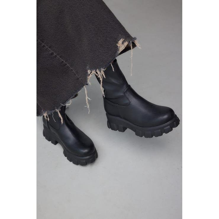 シャークソールショートブーツ | AZUL BY MOUSSY | 詳細画像3 