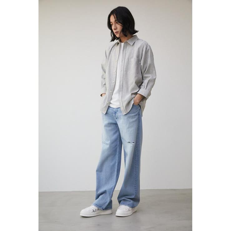 RELATECH LINEN MIX 3/4 SHIRT[品番：AZLW0020788]｜AZUL BY