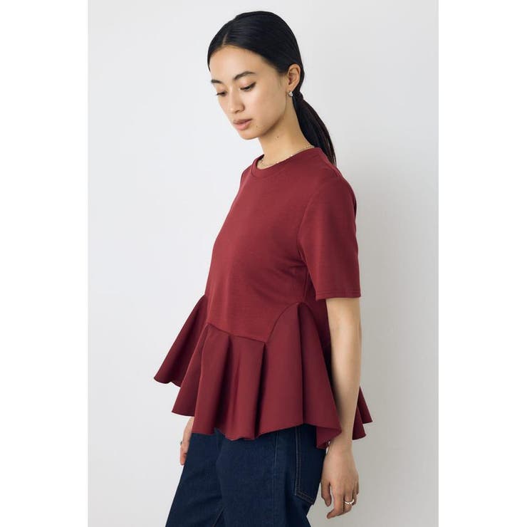 フレアヘムペプラムカットトップス | AZUL BY MOUSSY | 詳細画像17 