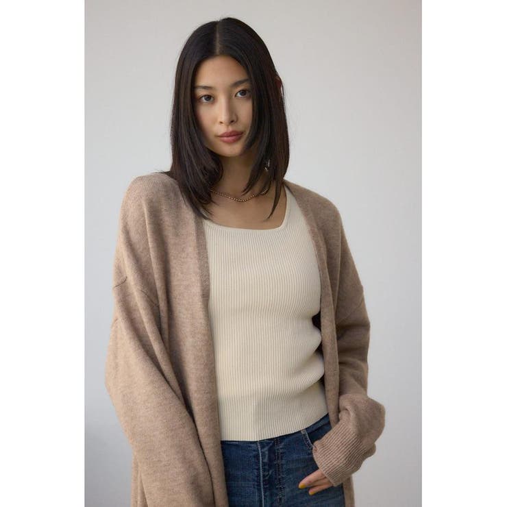 ニットロングカーディガン | AZUL BY MOUSSY | 詳細画像13 