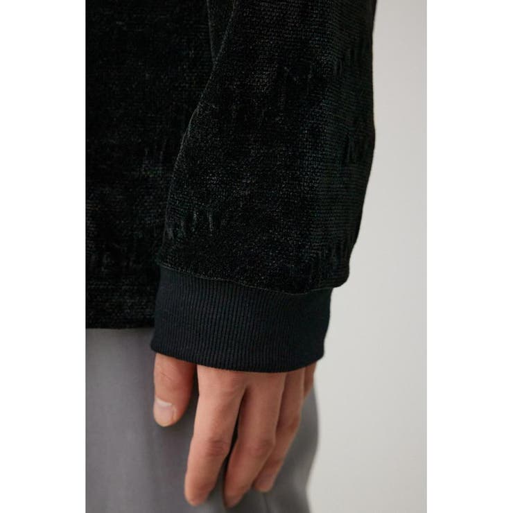 モールジャガードロゴ総柄トップス | AZUL BY MOUSSY | 詳細画像10 