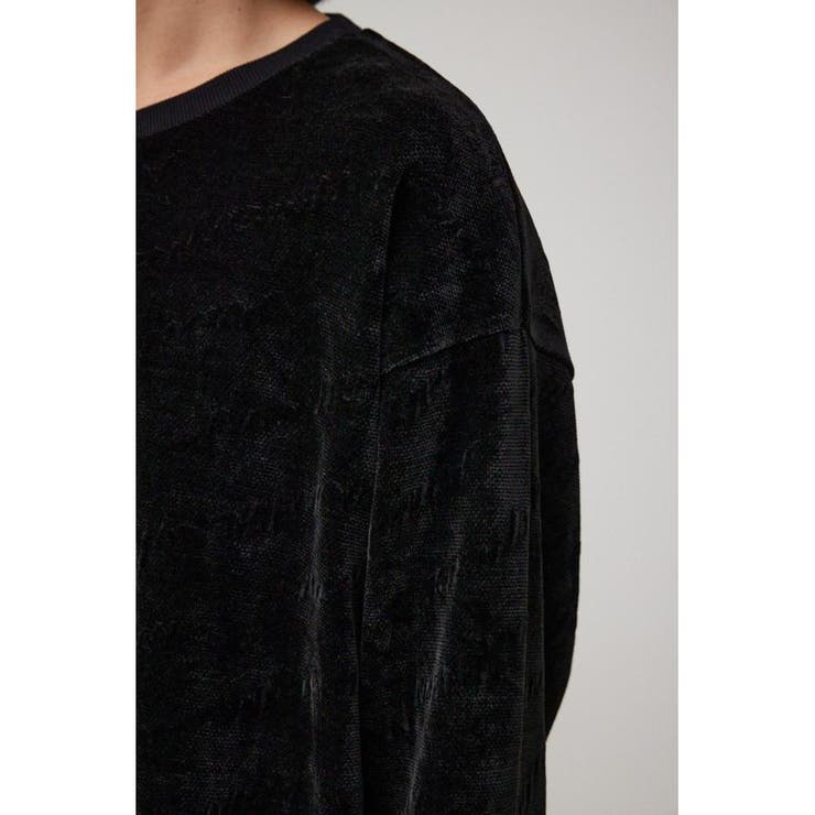 モールジャガードロゴ総柄トップス | AZUL BY MOUSSY | 詳細画像9 