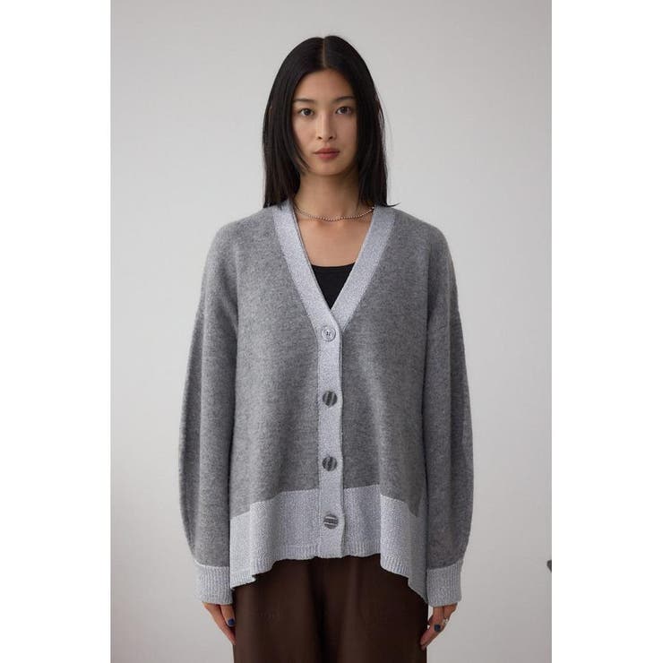 ラメバイカラーニットカーディガン | AZUL BY MOUSSY | 詳細画像27 