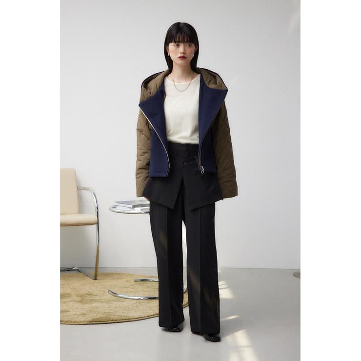 レイヤードデザインスラックス | AZUL BY MOUSSY | 詳細画像4 