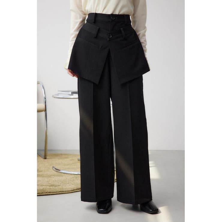 レイヤードデザインスラックス | AZUL BY MOUSSY | 詳細画像5 