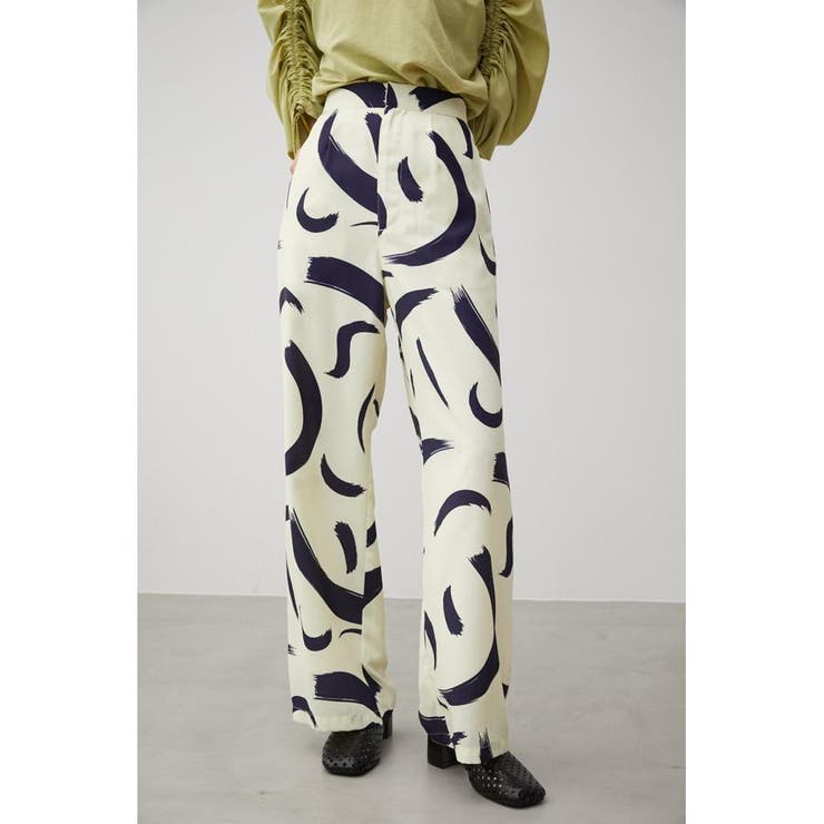 NATURE PATTERN WIDE PANTS | AZUL BY MOUSSY | 詳細画像12 