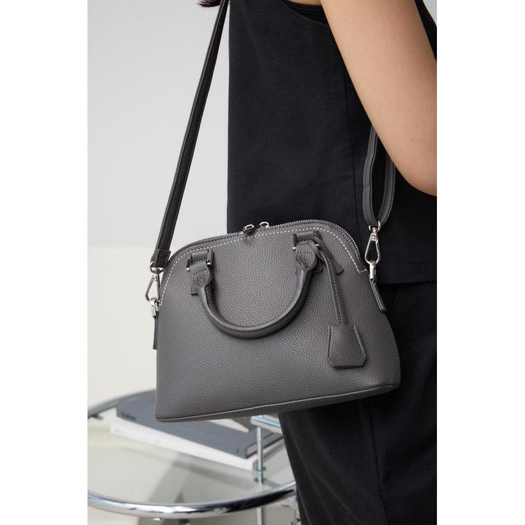 GRY | ダブルジッパーハンドバッグ | AZUL BY MOUSSY