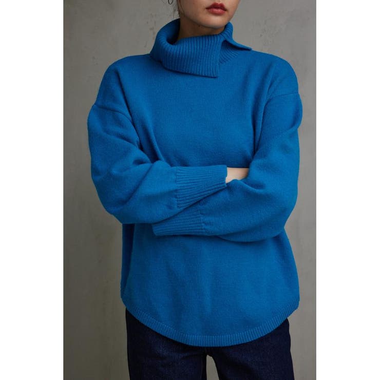 ビッグタートルニットトップス[品番：AZLW0021484]｜AZUL BY  MOUSSY（アズールバイマウジー）のレディースファッション通販｜SHOPLIST（ショップリスト）