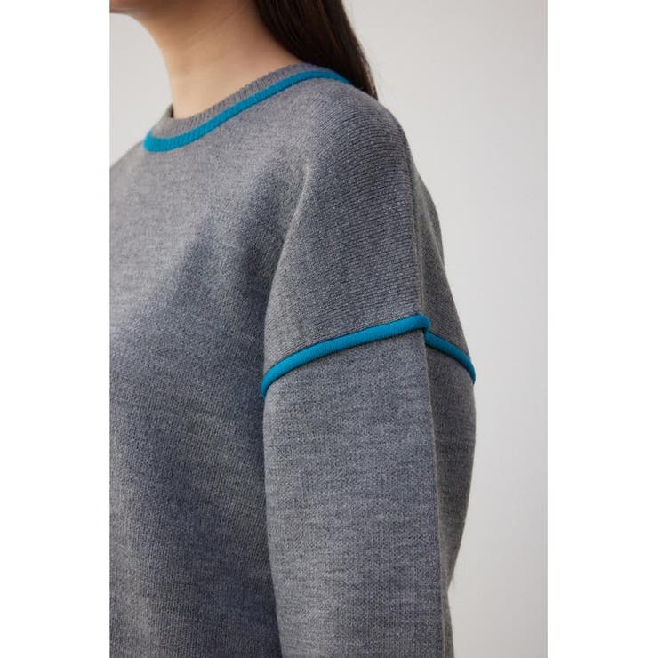 配色クルーネックニットトップス | AZUL BY MOUSSY | 詳細画像33 