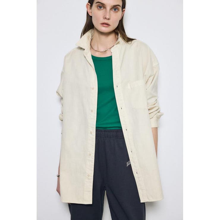 アーバンリラックスコットンシャツ | AZUL BY MOUSSY | 詳細画像4 