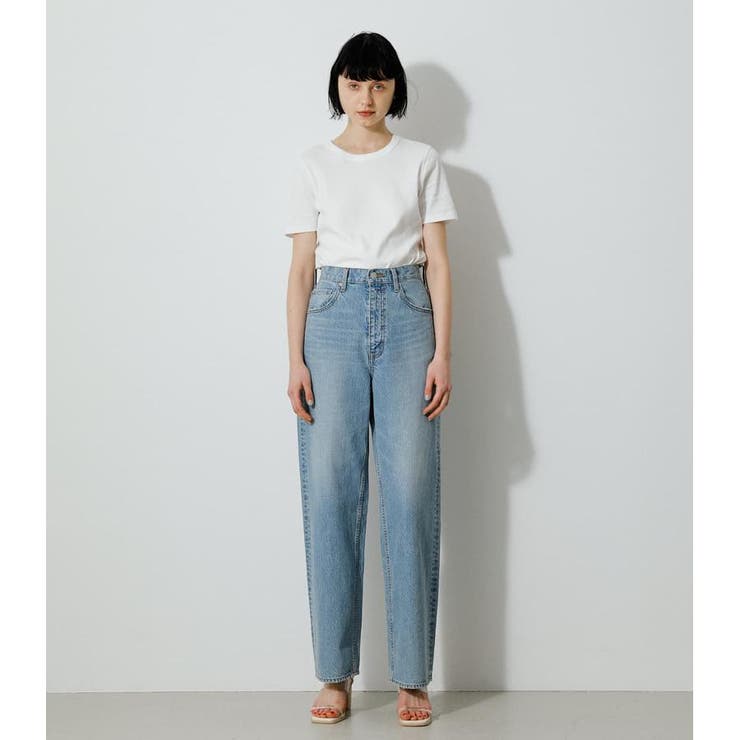 L/BLU1 | HIGH WAIST DENIM WIDE ３ | AZUL BY MOUSSY