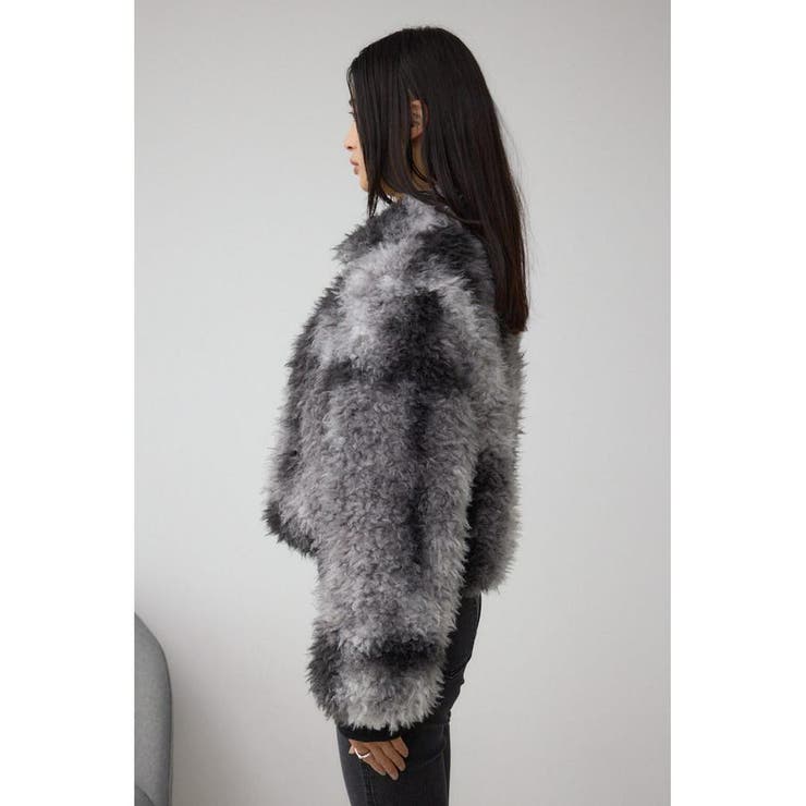 カーリーボアショートブルゾン | AZUL BY MOUSSY | 詳細画像8 