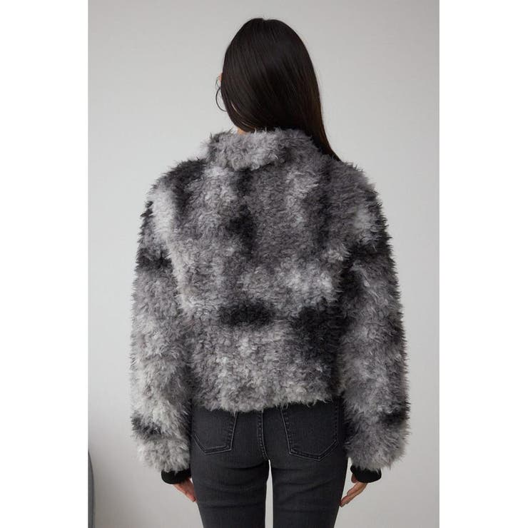 カーリーボアショートブルゾン | AZUL BY MOUSSY | 詳細画像9 