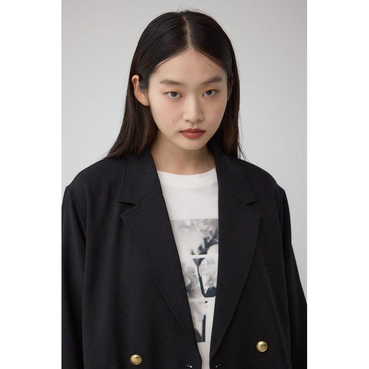 サイドスリットダブルジャケット | AZUL BY MOUSSY | 詳細画像2 