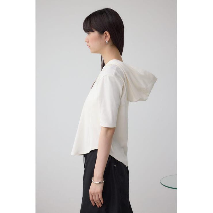 ヘンリーネックフーディーリブトップス | AZUL BY MOUSSY | 詳細画像6 
