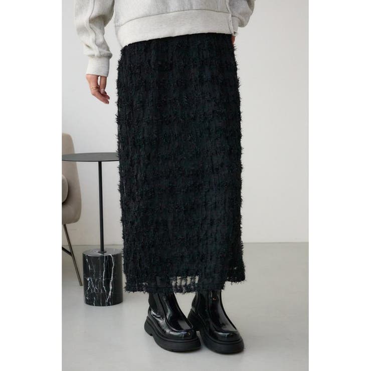 BLK | カットレーススカート | AZUL BY MOUSSY