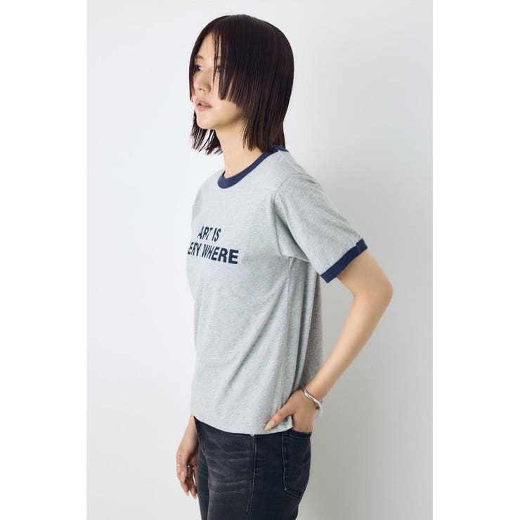 リンガーロゴプリントT | AZUL BY MOUSSY | 詳細画像18 