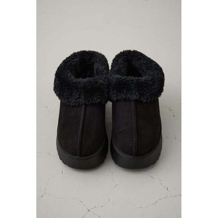 厚底ムートンヒールデザインスリッポン | AZUL BY MOUSSY | 詳細画像7 