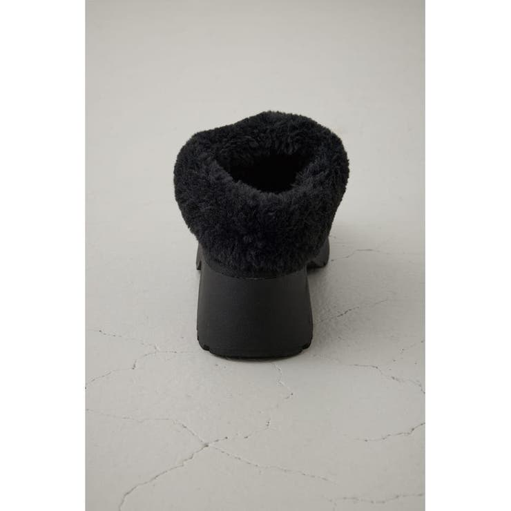 厚底ムートンヒールデザインスリッポン | AZUL BY MOUSSY | 詳細画像8 