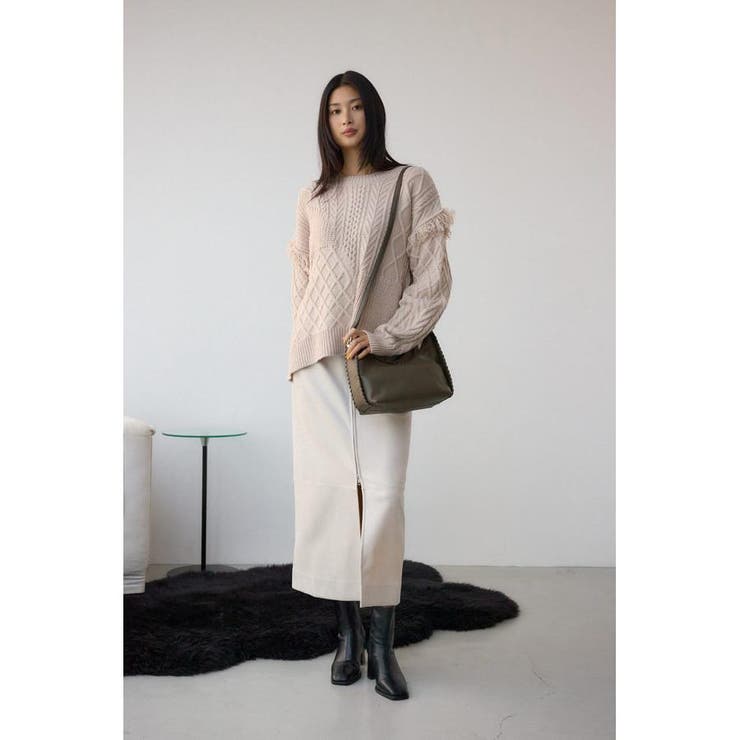 オーバーロックデザインハンドバッグ | AZUL BY MOUSSY | 詳細画像14 