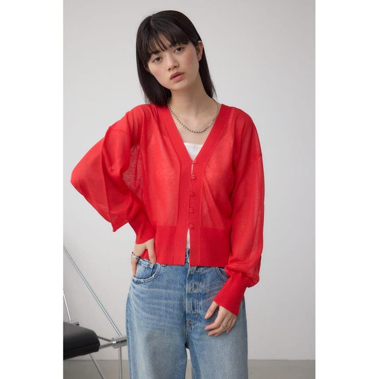 シアードルマンニットカーディガン | AZUL BY MOUSSY | 詳細画像13 